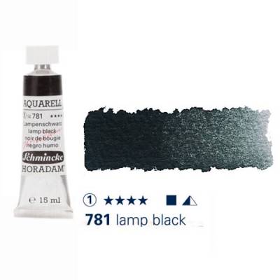 Schmincke Horadam Aquarell Tube 15ml Seri 1 Lamp Black 781