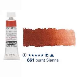 Schmincke - Schmincke Horadam Aquarell Tube 15ml Seri 1 Burnt Sienna 661