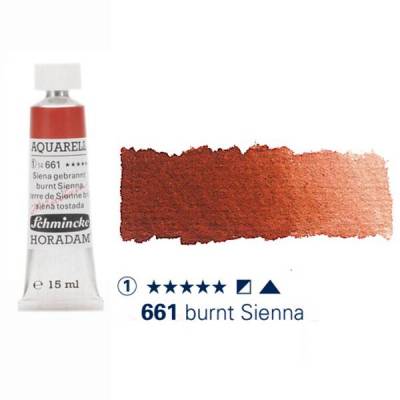 Schmincke Horadam Aquarell Tube 15ml Seri 1 Burnt Sienna 661