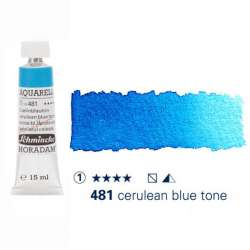 Schmincke - Schmincke Horadam Aquarell Tube 15ml S1 Cerulean Blue Tone 481