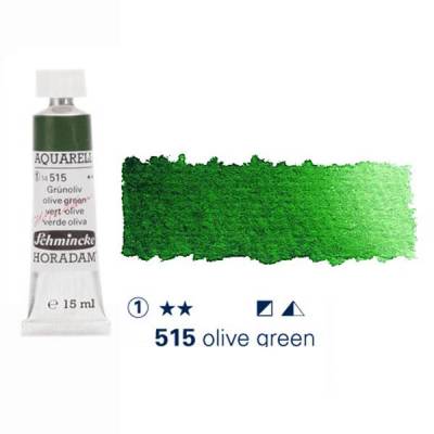 Schmincke Horadam Aquarell Tube 15ml Seri 1 Green Olive 515