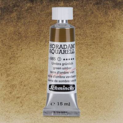 Schmincke Horadam Aquarell Tube 15ml Seri 1 Green Umber 665