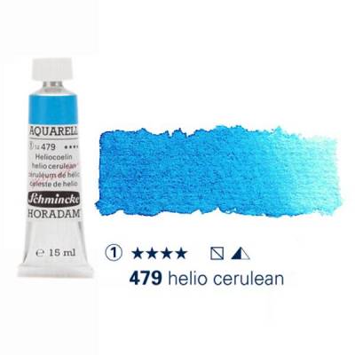 Schmincke Horadam Aquarell Tube 15ml Seri 1 Helio Cerulean 479