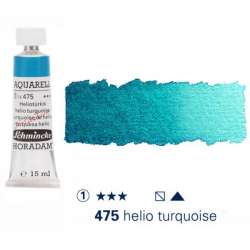 Schmincke - Schmincke Horadam Aquarell Tube 15ml Seri 1 Helio Turquoise 475