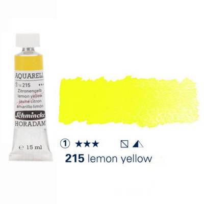 Schmincke Horadam Aquarell Tube 15ml Seri 1 Lemon Yellow 215