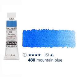 Schmincke - Schmincke Horadam Aquarell Tube 15ml Seri 1 Mountain Blue 480