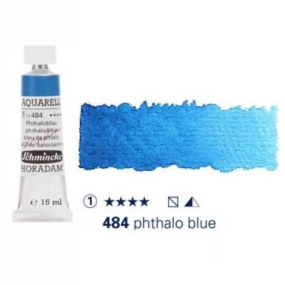 Schmincke Horadam Aquarell Tube 15ml Seri 1 Phthalo Blue 484