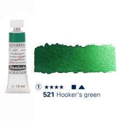 Schmincke - Schmincke Horadam Aquarell Tube 15ml Seri 1 Hookers Green 521