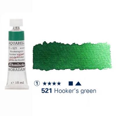 Schmincke Horadam Aquarell Tube 15ml Seri 1 Hookers Green 521