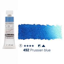 Schmincke - Schmincke Horadam Aquarell Tube 15ml Seri 1 Prussian Blue 492