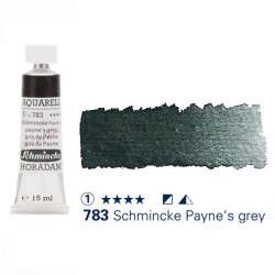 Schmincke - Schmincke Horadam Aquarell Tube 15ml S1 Schmincke Paynes Grey 783