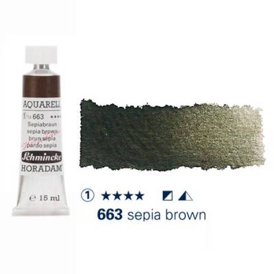 Schmincke Horadam Aquarell Tube 15ml Seri 1 Sepia Brown 663