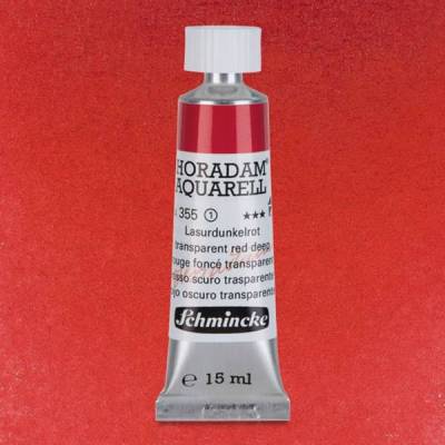 Schmincke Horadam Aquarell Tube 15ml S1 Transparent Red Deep 355