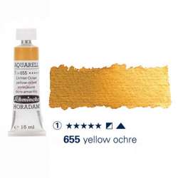 Schmincke - Schmincke Horadam Aquarell Tube 15ml Seri 1 Yellow Ochre 655