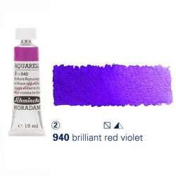 Schmincke - Schmincke Horadam Aquarell Tube 15ml S2 Brilliant Red Violet 940