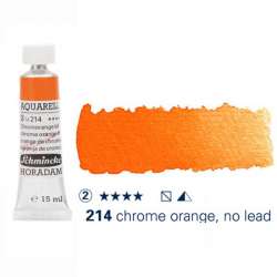 Schmincke - Schmincke Horadam Aquarell Tube 15ml Seri 2 Chrome Orange 214