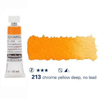 Schmincke Horadam Aquarell Tube 15ml S2 Chrome Yellow Deep 213