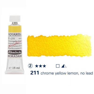 Schmincke Horadam Aquarell Tube 15ml S2 Chrome Yellow Lemon 211