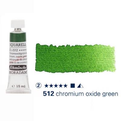 Schmincke Horadam Aquarell Tube 15ml S2 Chromium Oxide Green 512