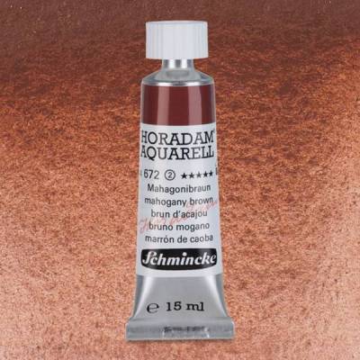 Schmincke Horadam Aquarell Tube 15ml Seri 2 Mahogany Brown 672