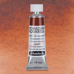 Schmincke - Schmincke Horadam Aquarell Tube 15ml Seri 3 Maroon Brown 651