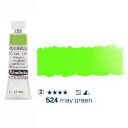 Schmincke - Schmincke Horadam Aquarell Tube 15ml Seri 2 May Green 524