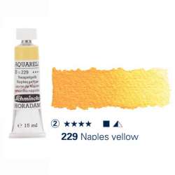 Schmincke - Schmincke Horadam Aquarell Tube 15ml Seri 2 Naples Yellow 229