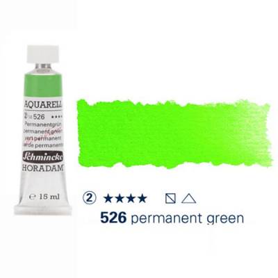 Schmincke Horadam Aquarell Tube 15ml Seri 2 Permanent Green 526