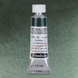 Schmincke - Schmincke Horadam Aquarell Tube 15ml Seri 2 Perylene Green 784