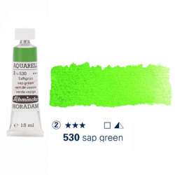 Schmincke - Schmincke Horadam Aquarell Tube 15ml Seri 2 Sap Green 530