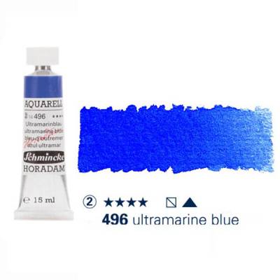 Schmincke Horadam Aquarell Tube 15ml Seri 2 Ultramarine Blue 496