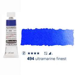 Schmincke - Schmincke Horadam Aquarell Tube 15ml S2 Ultramarine Finest 494