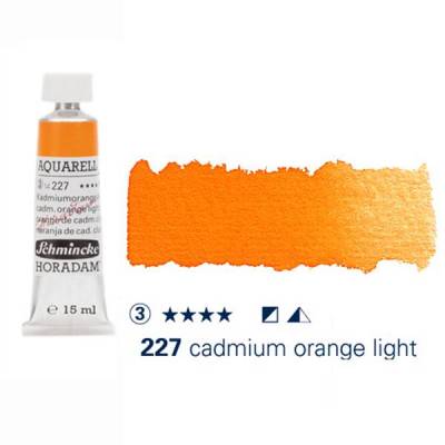Schmincke Horadam Aquarell Tube 15ml S3 Cadmium Orange Light 227