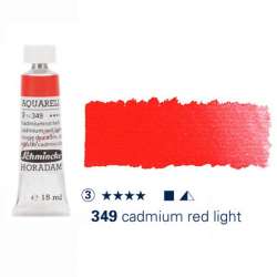 Schmincke - Schmincke Horadam Aquarell Tube 15ml Seri 3 Cadmium Red Light 349