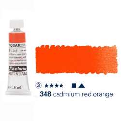 Schmincke - Schmincke Horadam Aquarell Tube 15ml S3 Cadmium Red Orange 348