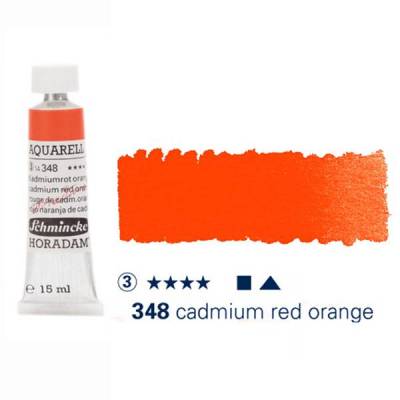 Schmincke Horadam Aquarell Tube 15ml S3 Cadmium Red Orange 348