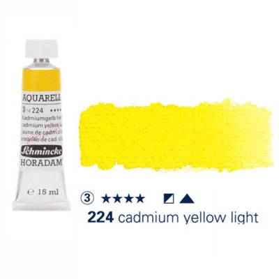 Schmincke Horadam Aquarell Tube 15ml S3 Cadmium Yellow Light 224