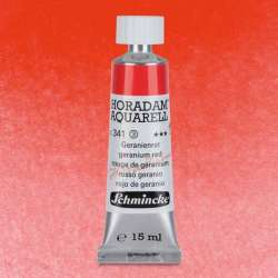 Schmincke - Schmincke Horadam Aquarell Tube 15ml Seri 3 Geranium Red 341