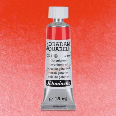 Schmincke Horadam Aquarell Tube 15ml Seri 3 Geranium Red 341