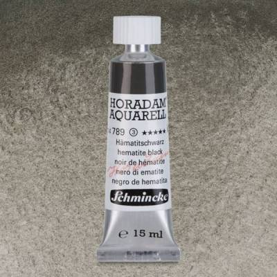 Schmincke Horadam Aquarell Tube 15ml Seri 3 Hematite Black 789