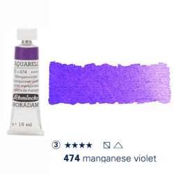 Schmincke - Schmincke Horadam Aquarell Tube 15ml Seri 3 Manganese Violet 474