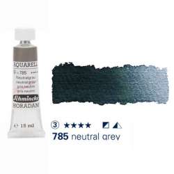 Schmincke - Schmincke Horadam Aquarell Tube 15ml Seri 3 Neutral Grey 785