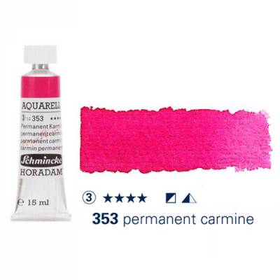 Schmincke Horadam Aquarell Tube 15ml Seri 3 Permanent Carmine 353