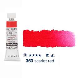 Schmincke - Schmincke Horadam Aquarell Tube 15ml Seri 3 Scarlet Red 363