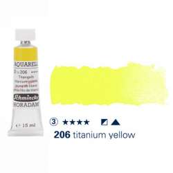 Schmincke - Schmincke Horadam Aquarell Tube 15ml Seri 3 Titanium Yellow 206