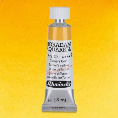 Schmincke Horadam Aquarell Tube 15ml Seri 3 Turners Yellow 219