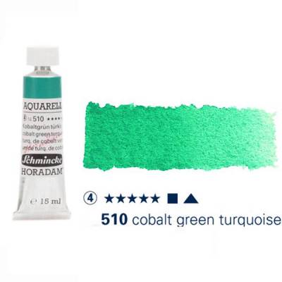Schmincke Horadam Aquarell Tube 15ml S4 Cobalt Green Turq. 510