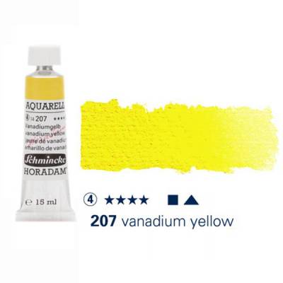 Schmincke Horadam Aquarell Tube 15ml Seri 4 Vanadium Yellow 207