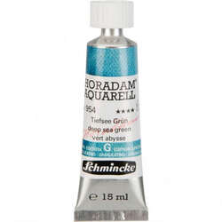 Schmincke - Schmincke Horadam Aquarell Tube 15ml Super Granulation 954 Deep Sea Green (1)