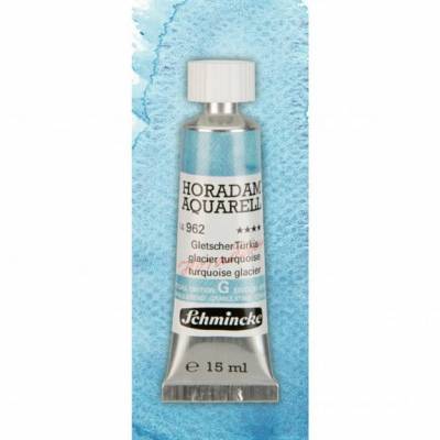 Schmincke Horadam Aquarell Tube 15ml Super Granulation 962 Glacier Turquoise